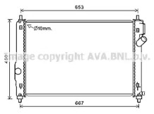AVA QUALITY COOLING ct2064 -  Радиатор, охлаждение двигателя